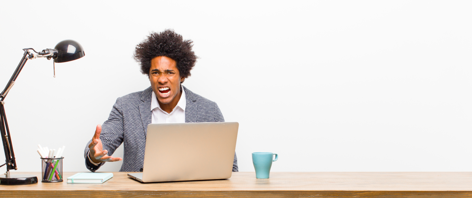 looking angry, annoyed and frustrated screaming wtf or what’s wrong with you